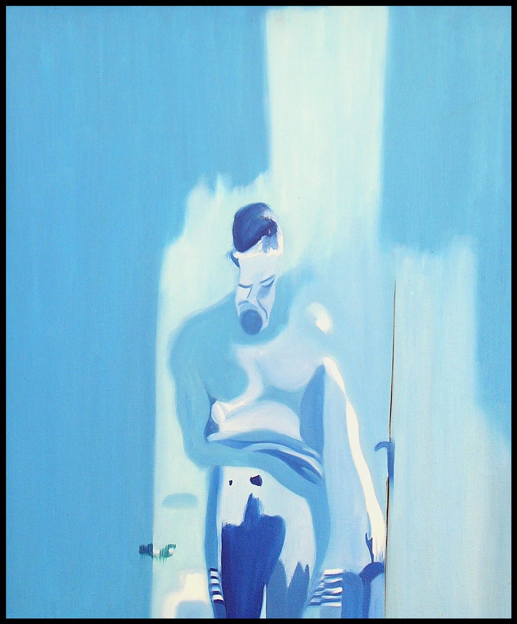 Homme idéal en contrejour surxposé, 2000 (olio su tela) da Benoit Erwann Boucherot