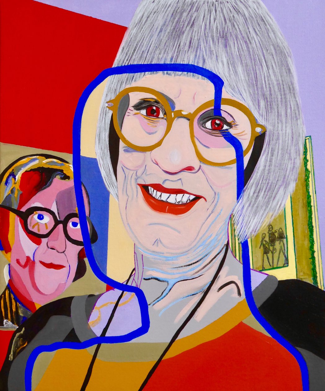 La nave dei folli : Diane, 2020 (olio su tela) da Benoit Erwann Boucherot