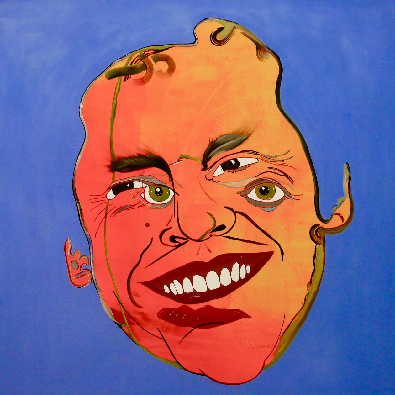 Mythe 9, 2021 (olio e acrilico su tela) da Benoit Erwann Boucherot