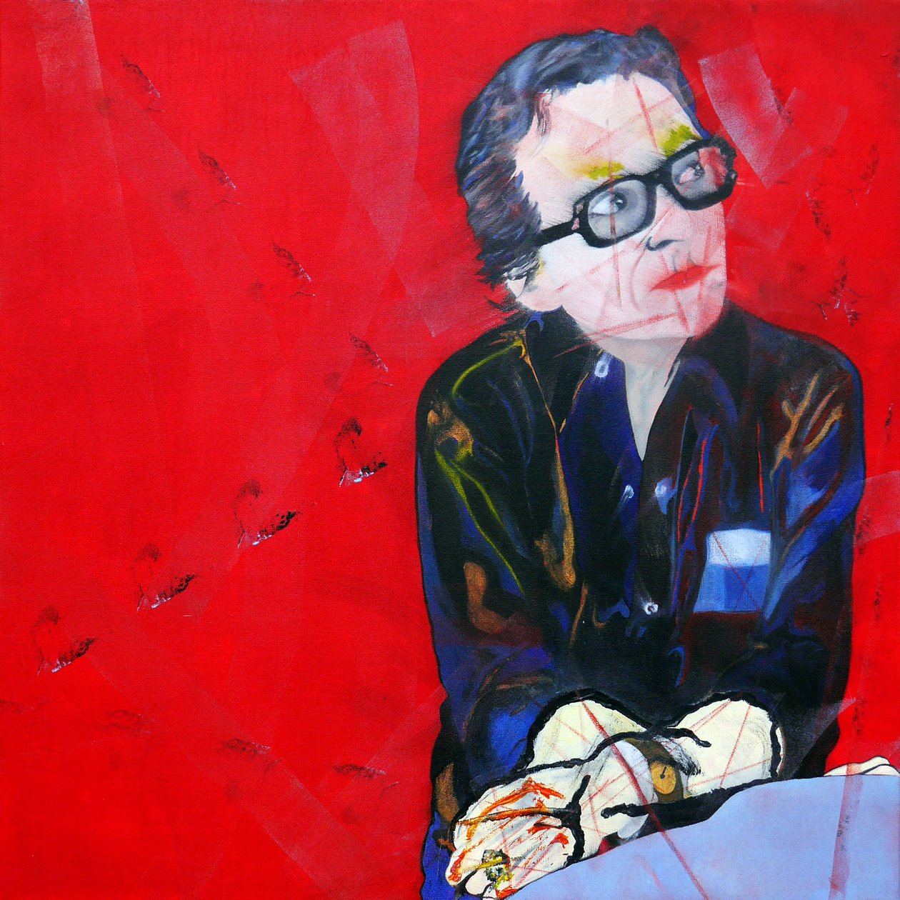 Rouge Duras 2, 2013 (olio su tela) da Benoit Erwann Boucherot