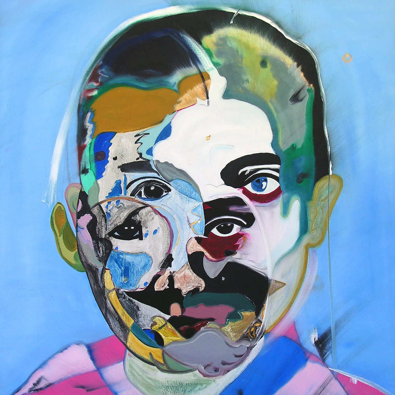 Surportrait: Marguerite Duras, 2003 (olio su tela) da Benoit Erwann Boucherot