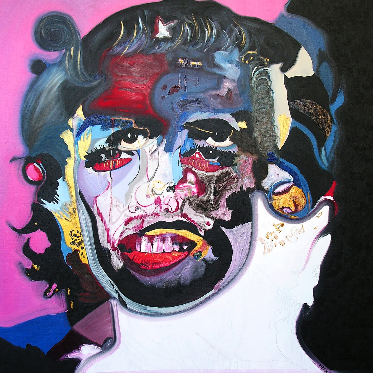 Surportrait : Marilyn Monroe  Che Guevara, 2003 (olio su tela) da Benoit Erwann Boucherot