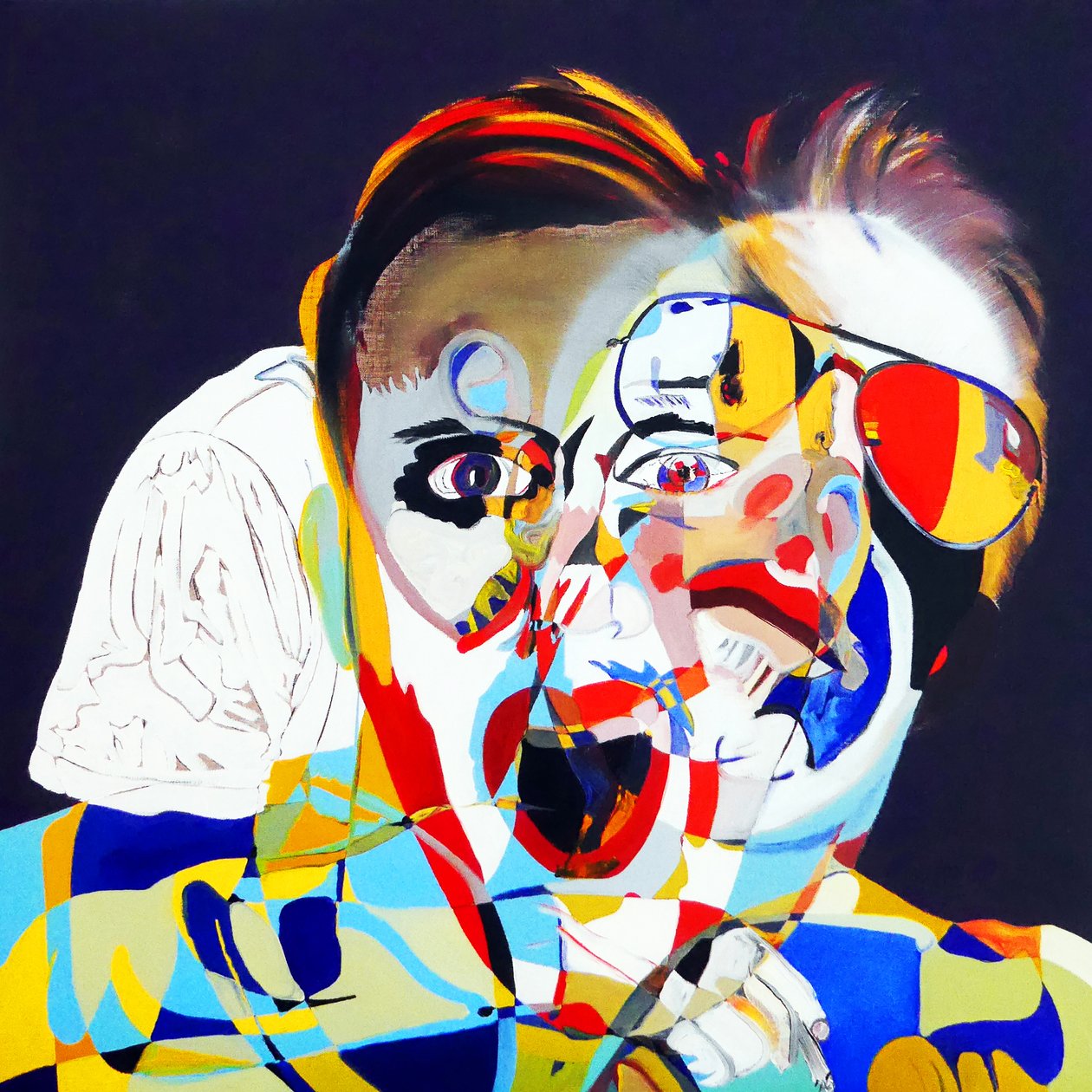 Ritratto: Olivier, Juan  moi, 2019 (olio su tela) da Benoit Erwann Boucherot