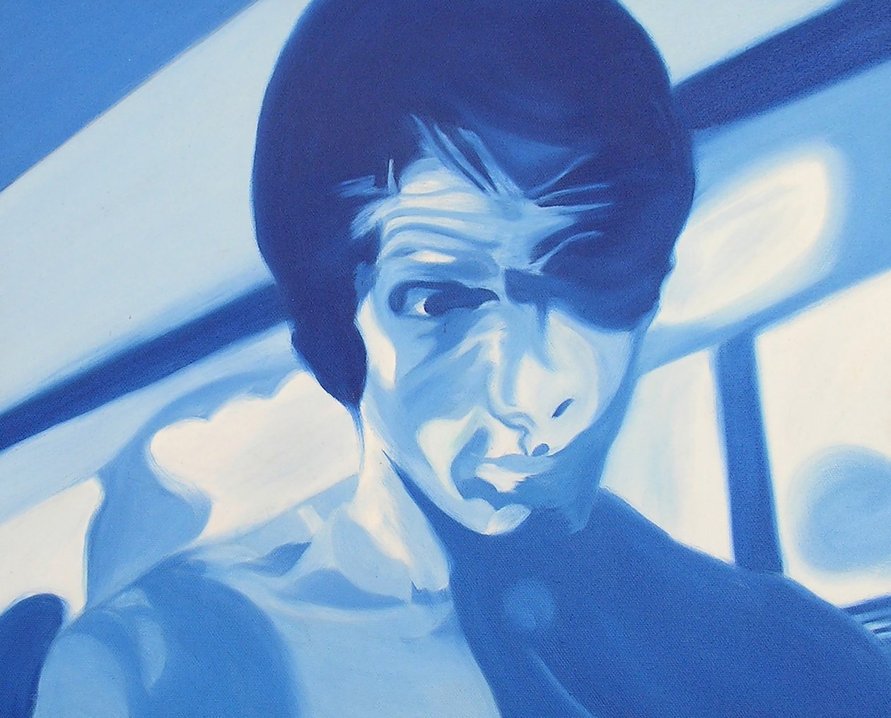 Surportrait : Sébastien, 2005 (olio su tela) da Benoit Erwann Boucherot