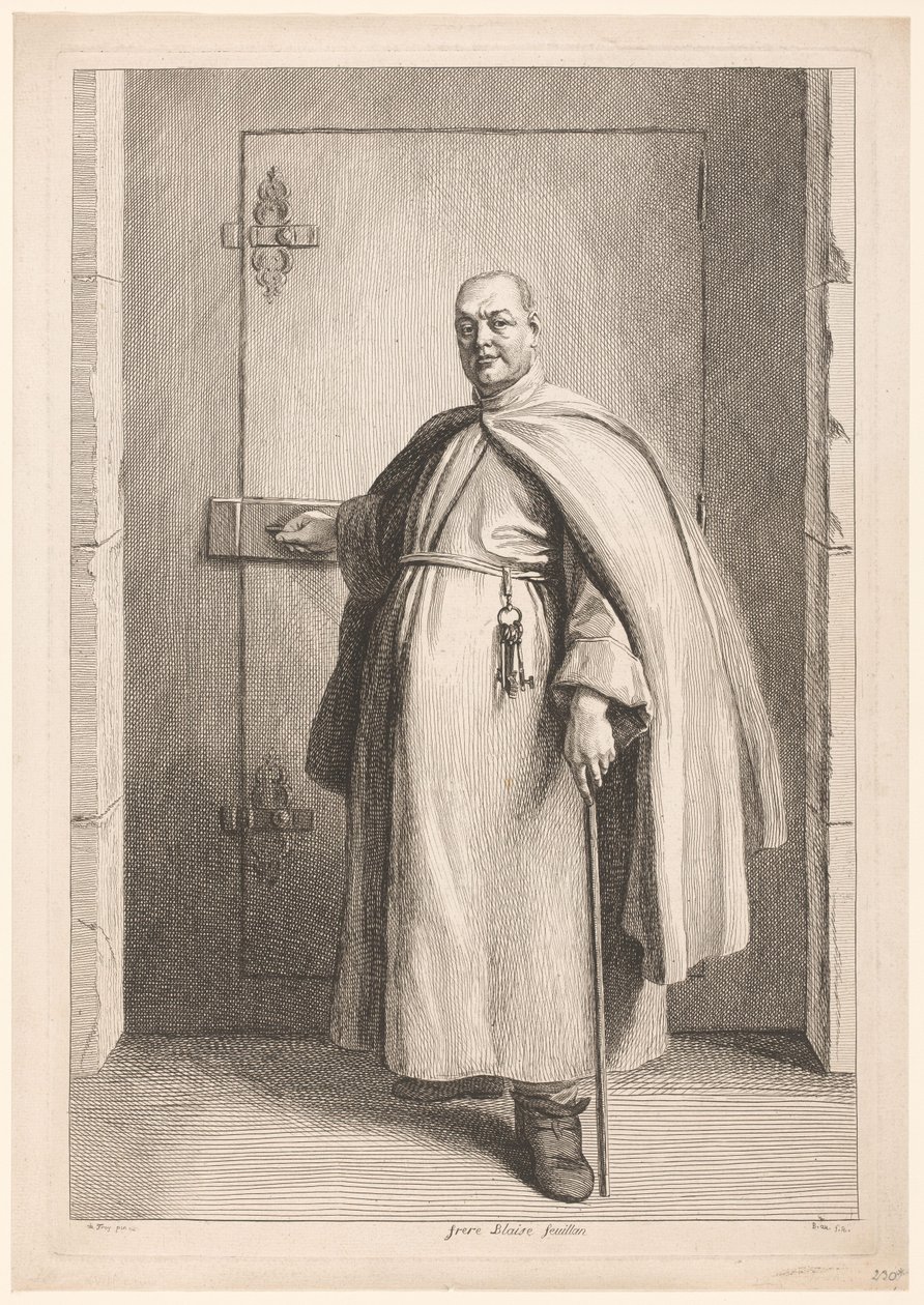 Ritratto di Blaise de Sainte Marie Donat da Benoît Audran (II)