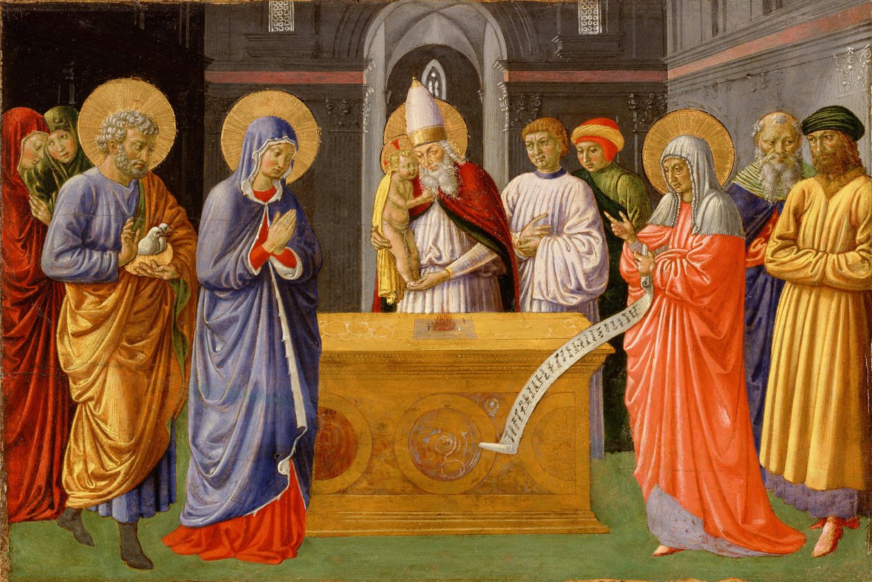 Gozzoli - Purificazione della Vergine, 1461-1462 da Benozzo Gozzoli