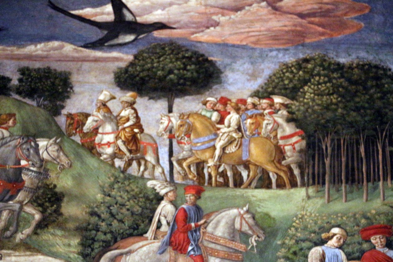 Italian: Il viaggio dei Magi: il corteo di Gasparre Procession of the Youngest King da Benozzo Gozzoli