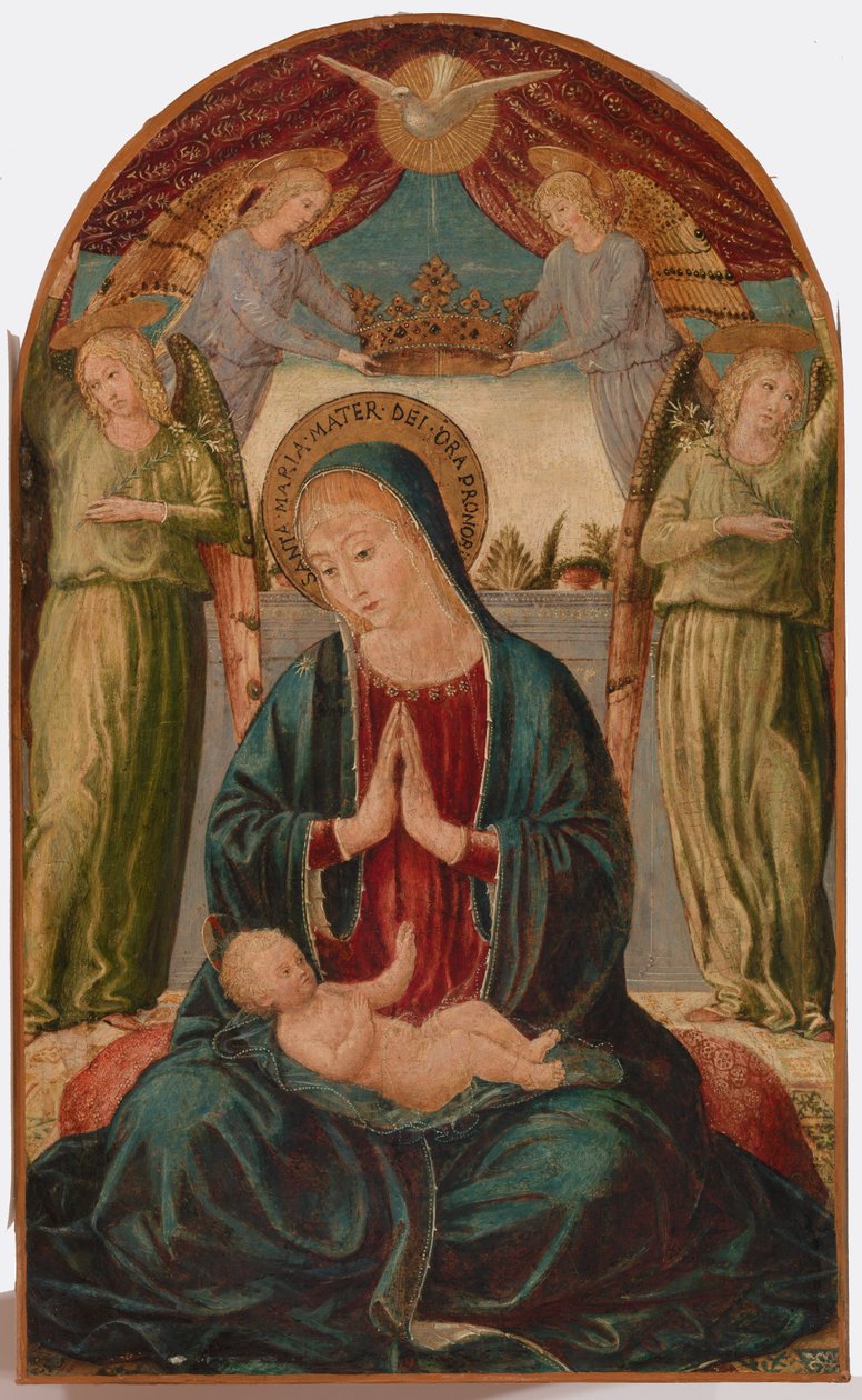 Madonna con Bambino e angeli da Benozzo Gozzoli