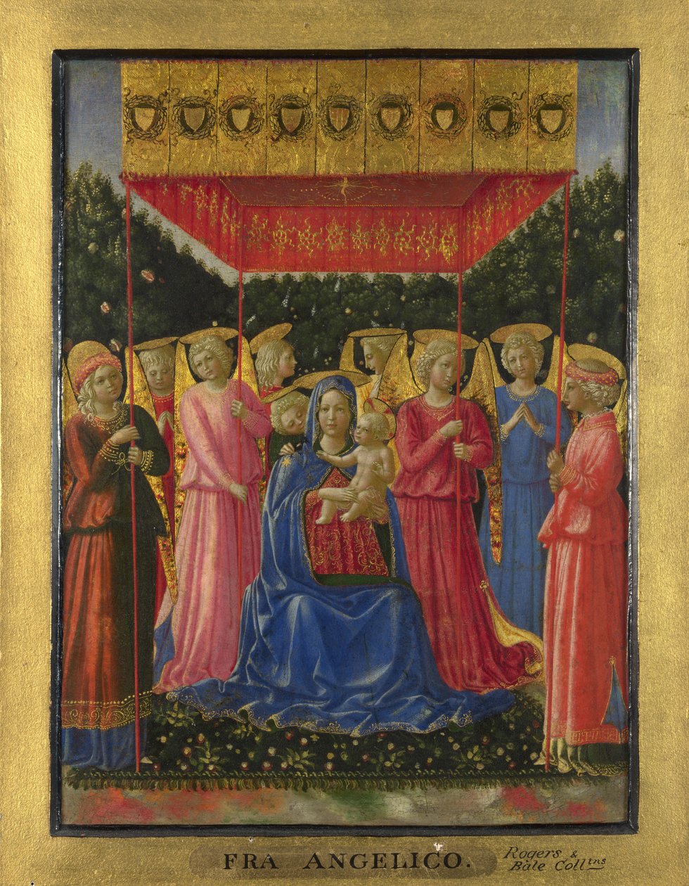 La Vergine e il Bambino con angeli, c. 1450 da Benozzo Gozzoli