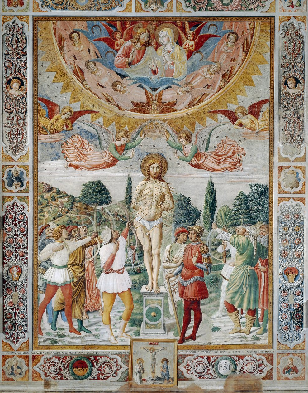 Martirio di San Sebastiano da Benozzo di Lese di Sandro Gozzoli