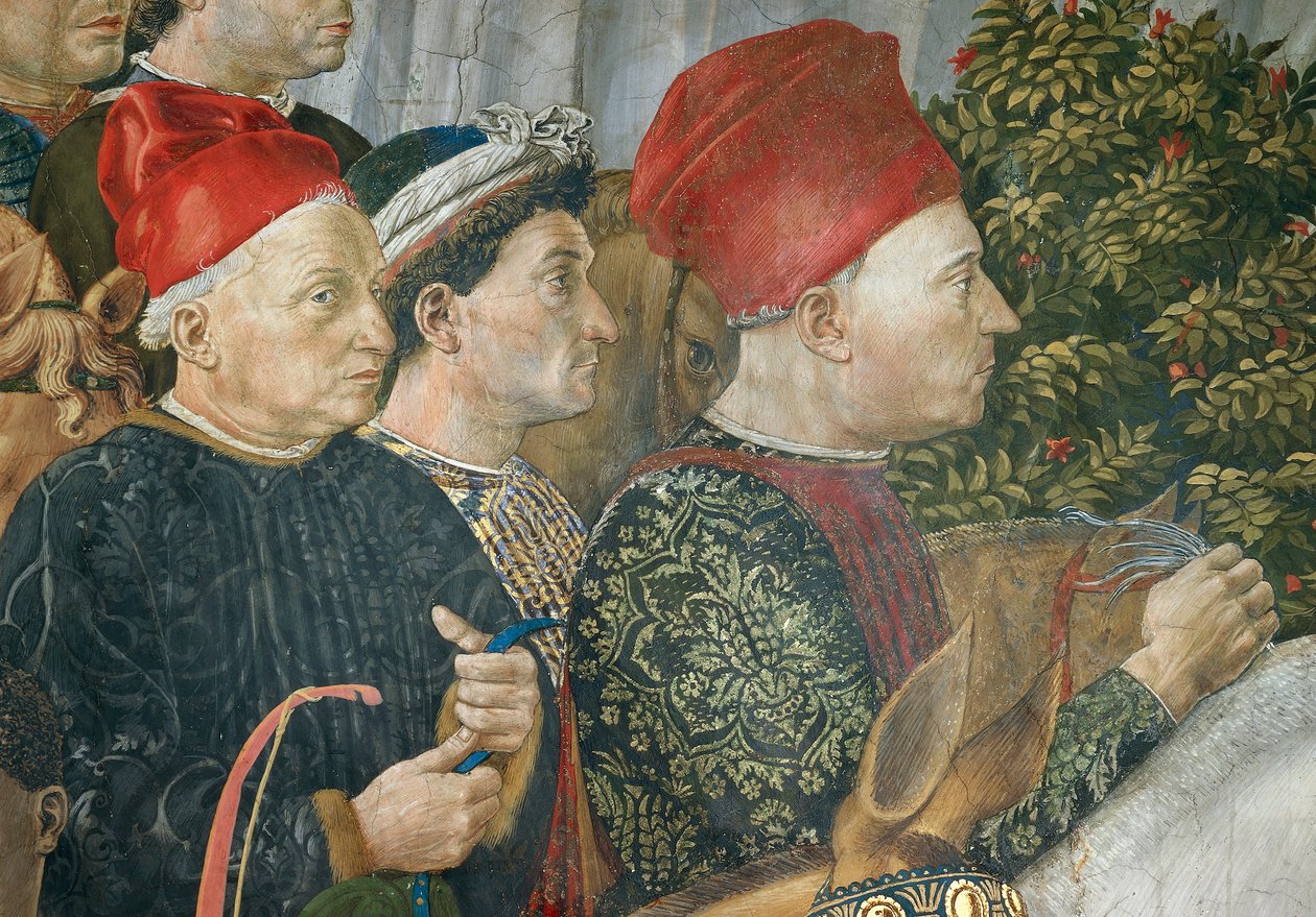 Processione dei Re Magi a Betlemme da Benozzo di Lese di Sandro Gozzoli