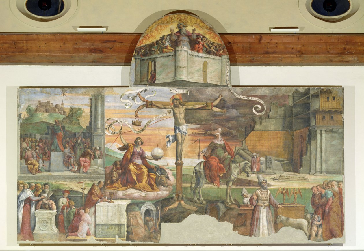 Allegoria del Vecchio e Nuovo Testamento da Benvenuto Tisi da Garofalo