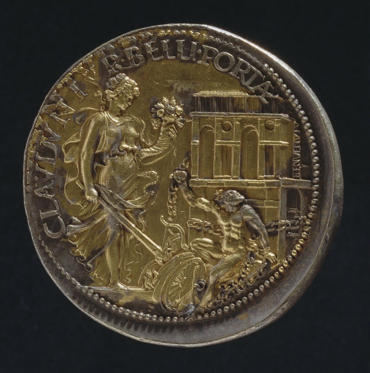 Medaglia che Raffigura una Figura Allegorica, 1533 da Benvenuto Cellini