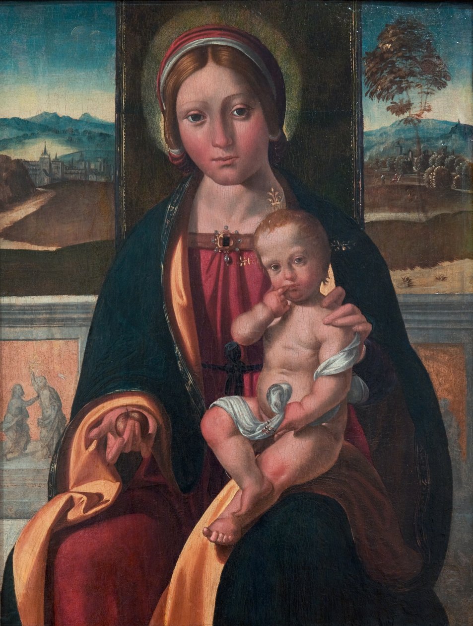 Danese:  Madonna med Barnet La Vergine e il Bambino da Benvenuto Tisi