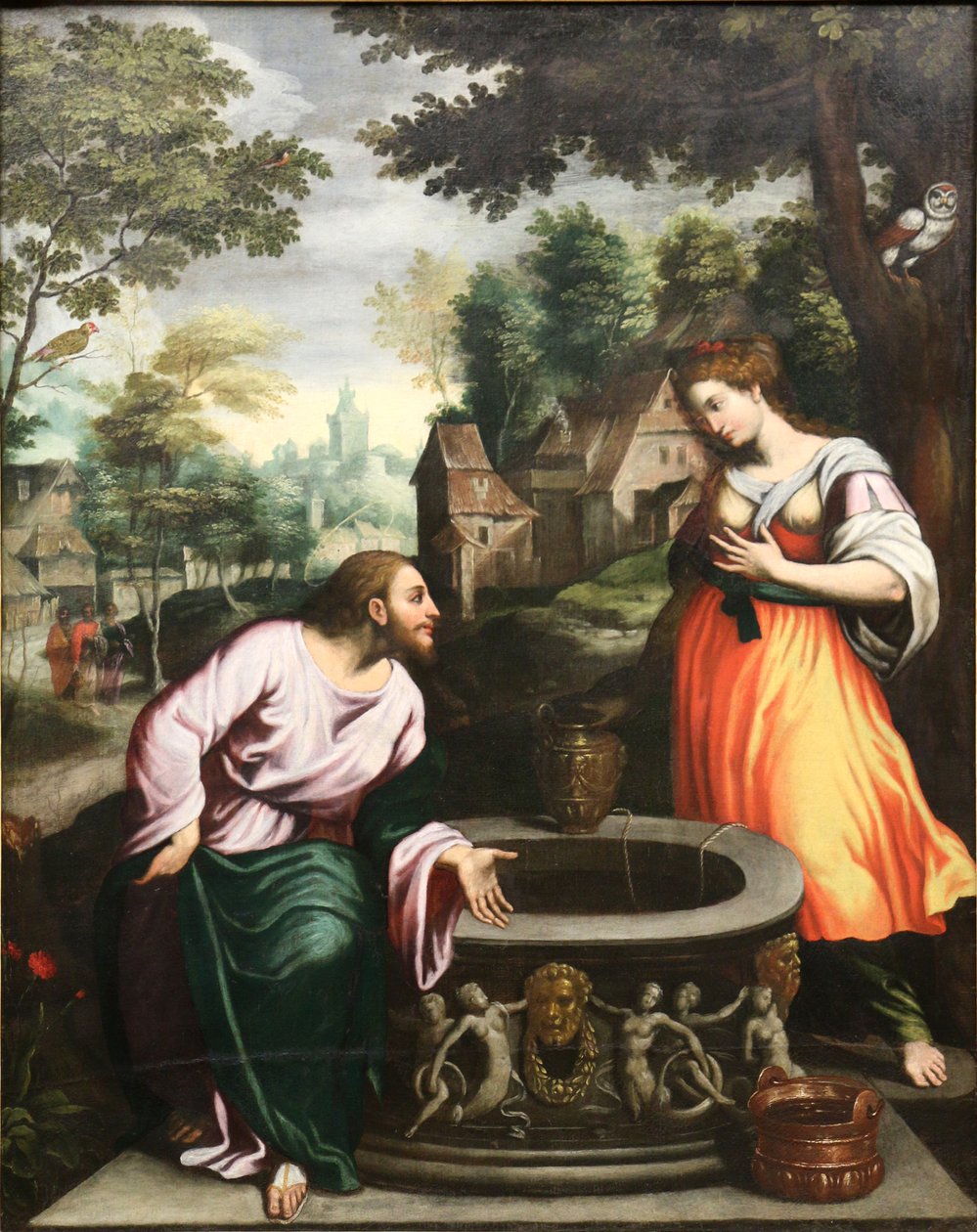 Gesù e la Samaritana. da Benvenuto Tisi