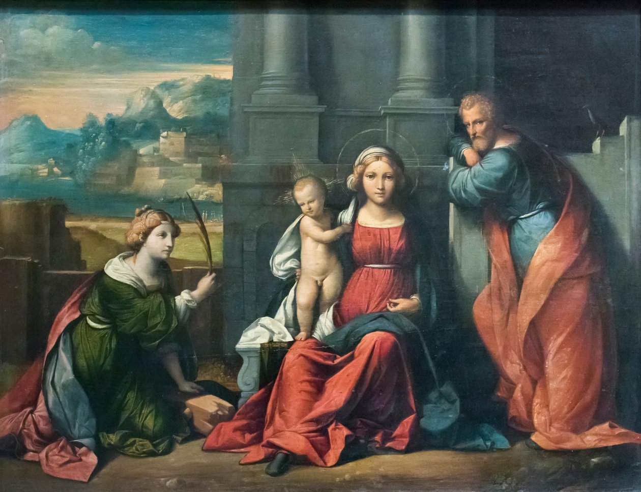 Sacra Famiglia da Benvenuto Tisi da Garofalo