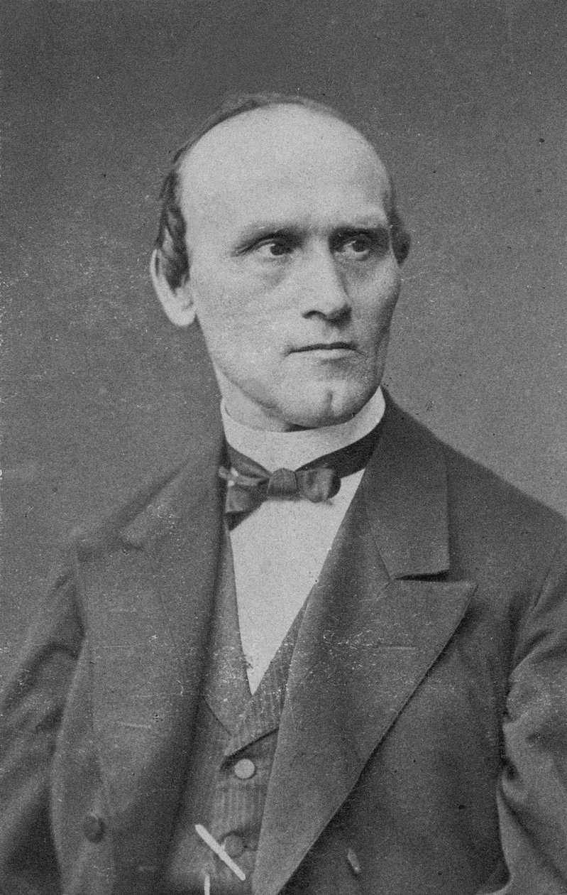 Ritratto del compositore Friedrich Kiel 1821-1885 da Berlin . Photo studio Schaarwächter
