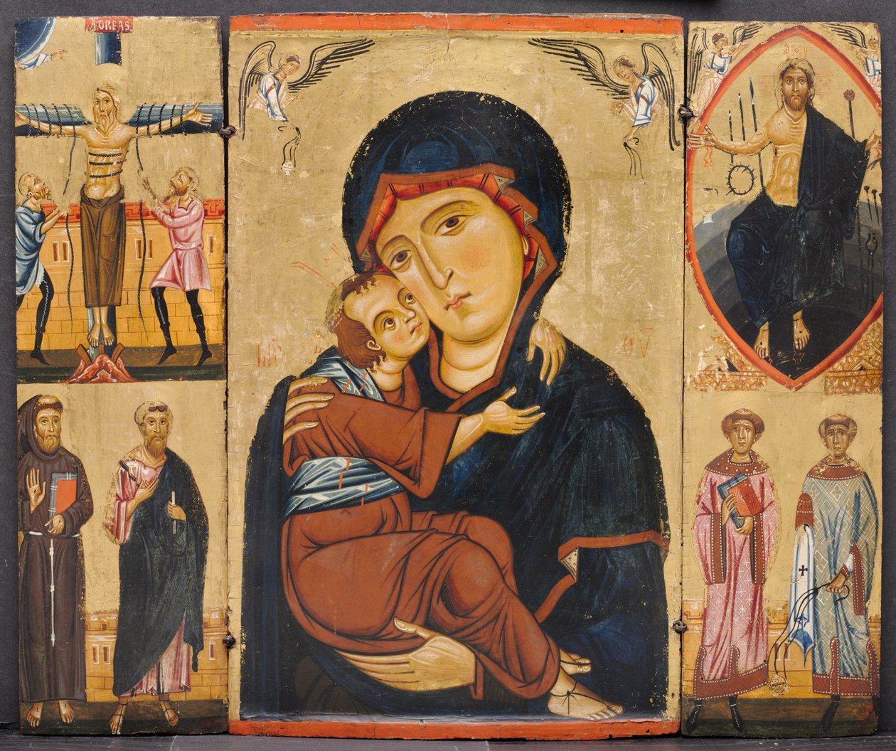 Vergine e Bambino con Santi da Berlinghiero