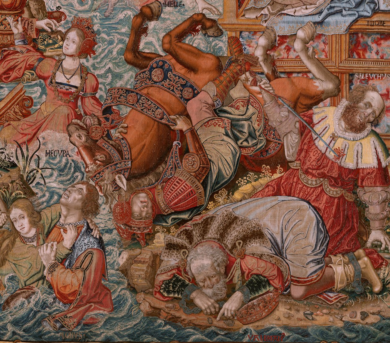 Serie Gli Onori. Fortuna, La via agli Onori. Quinto arazzo della serie. Modello Cartonisti del circolo di Bernard van Orley e Jan Gossaert de Mabuse. Manifattura Pieter van Aelst, Bruxelles da Bernaert van (circle of) Orley