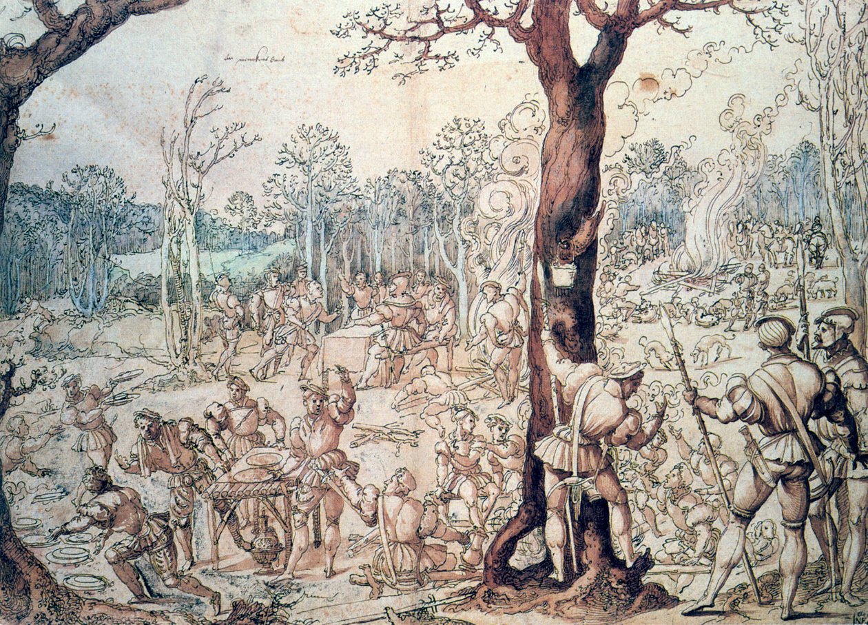 La Caccia, XVI secolo da Bernard van Orley