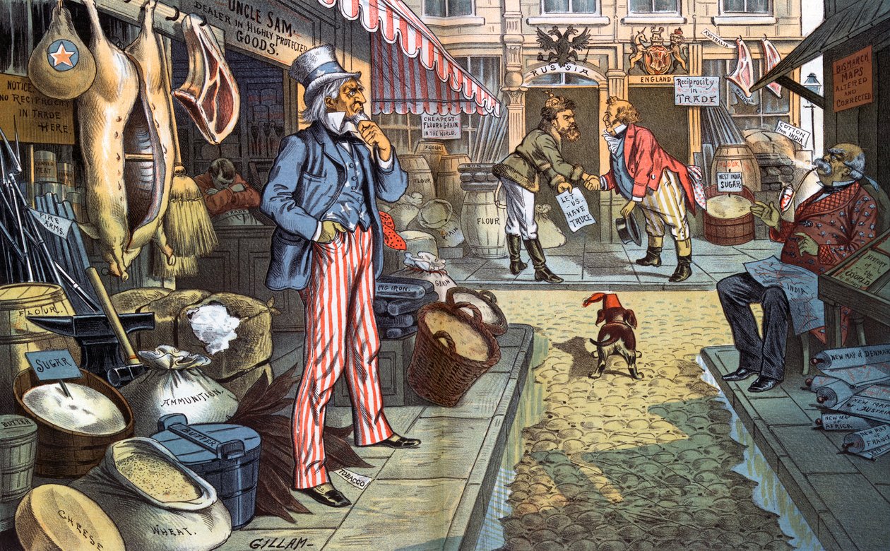 Pace, ma non affari. 1885 da Bernard Gillam