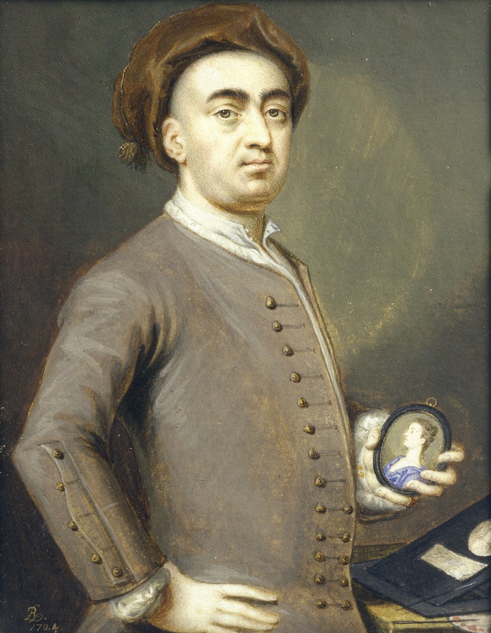 Autoritratto, 1724 da Bernard III Lens