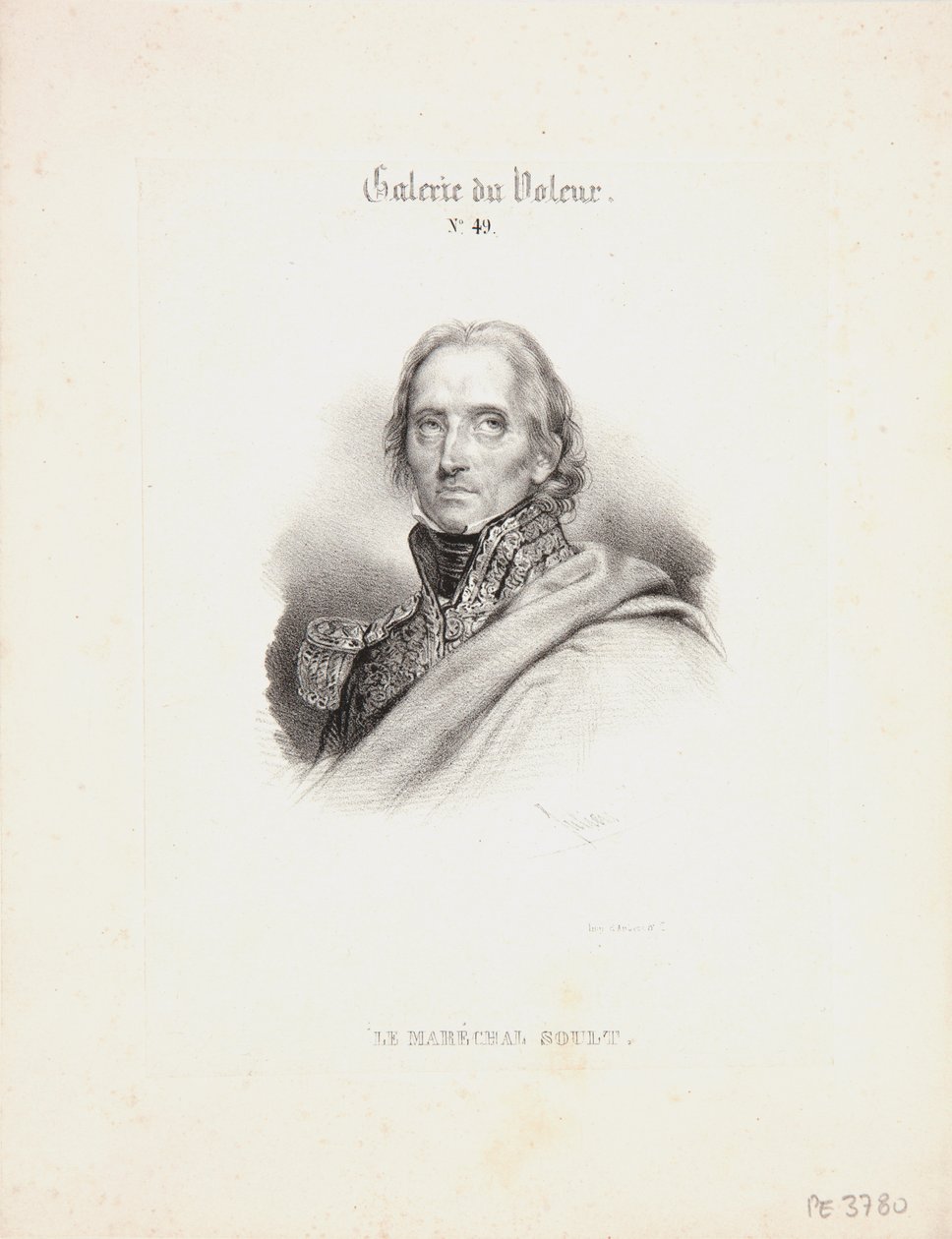 Maresciallo Soult, c.1840 da Bernard Romain Julien
