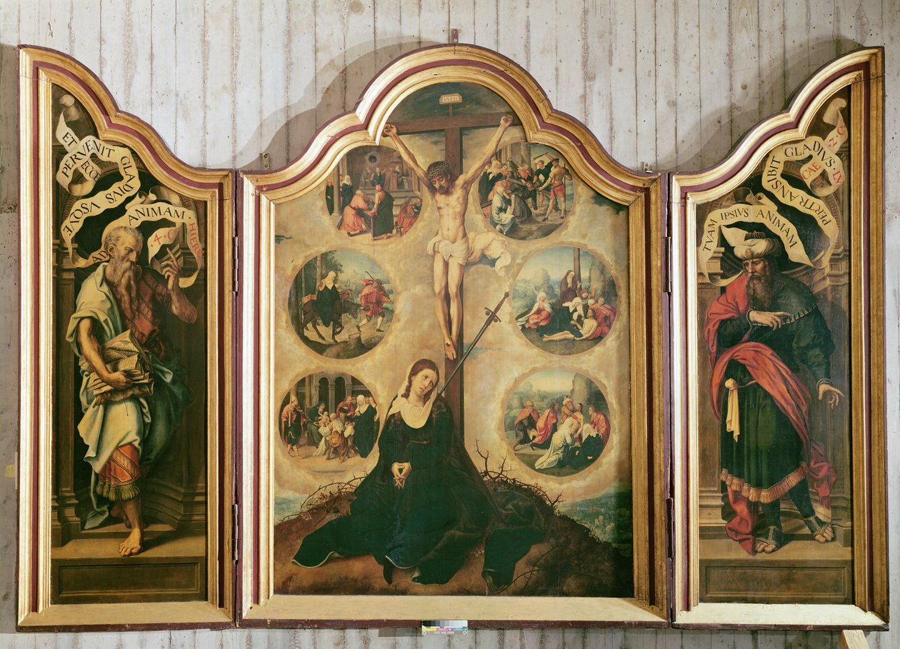 Trittico dei Sette Dolori della Vergine, c.1520-35 da Bernard van Orley