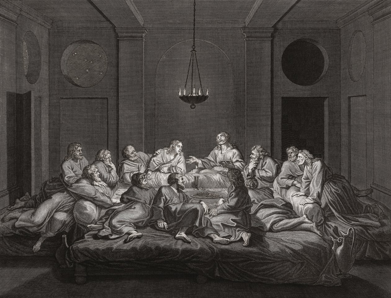 Gesù Cristo e gli apostoli all