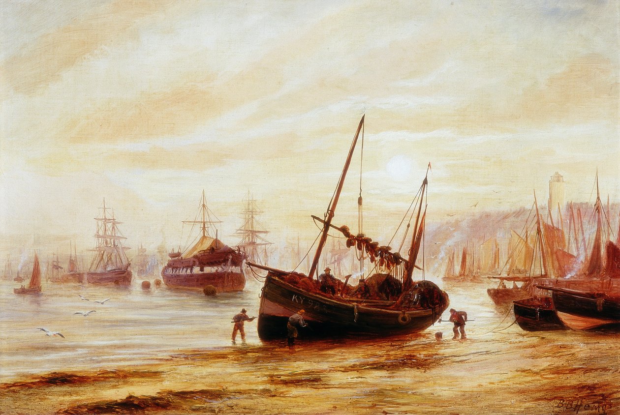 Paesaggio Marino - Foce del Tyne da Bernard Benedict Hemy
