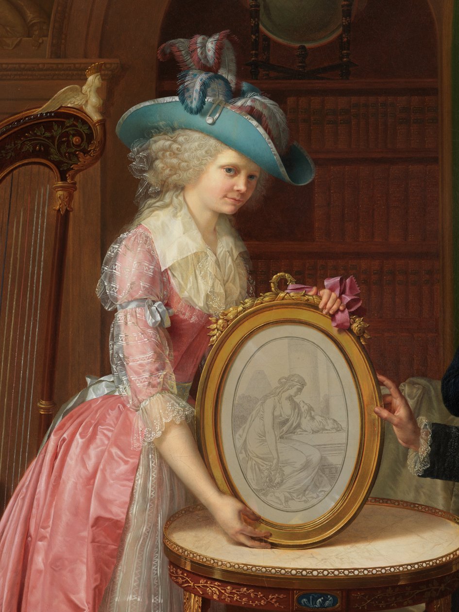 (dettaglio) del Ritratto della famiglia Villers da Bernard Duvivier