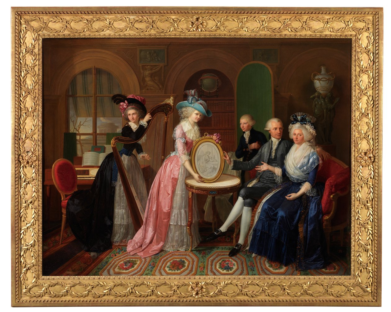 Ritratto della famiglia Villers da Bernard Duvivier