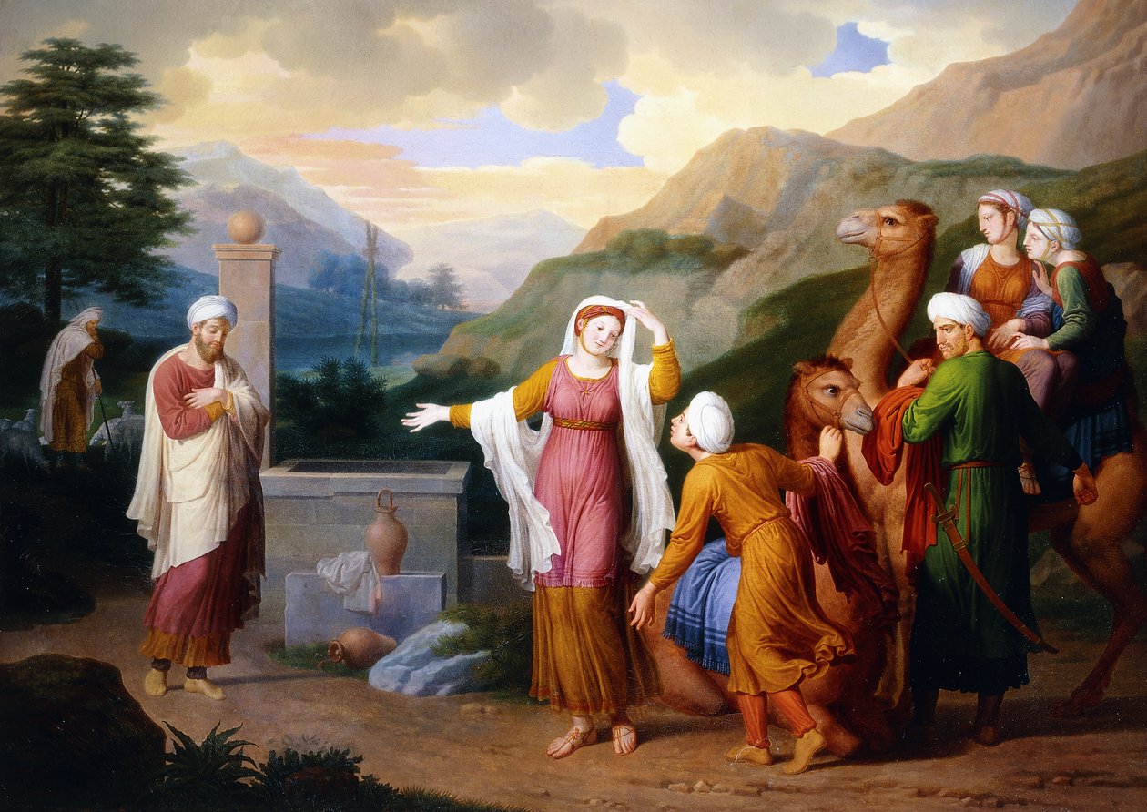 Rebecca al pozzo, 1824 da Bernard Duvivier