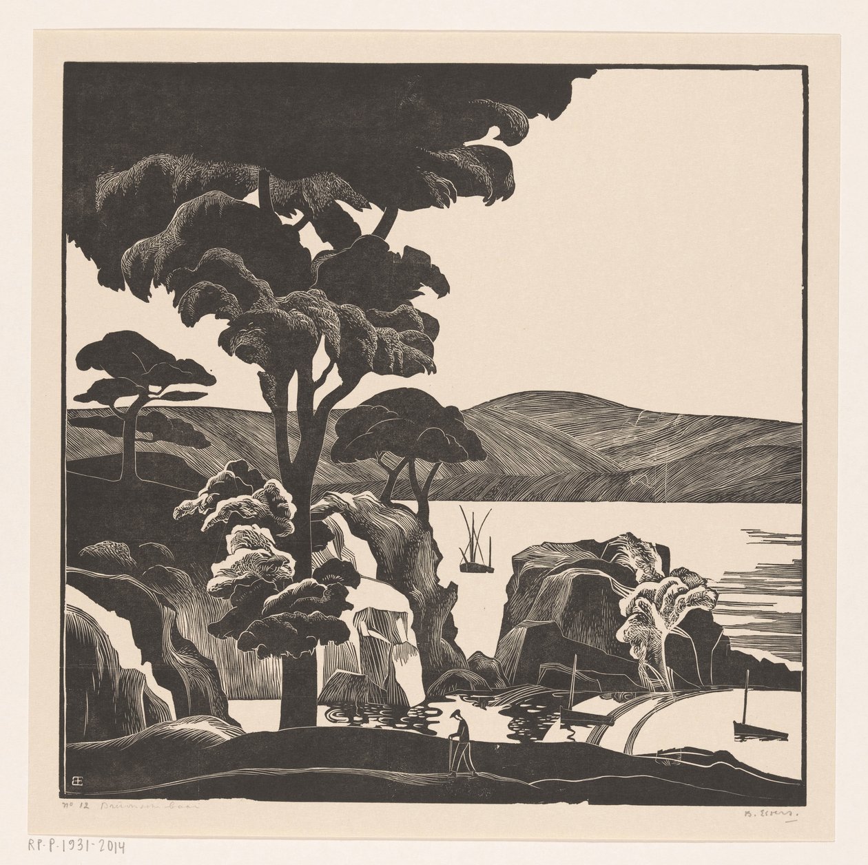Baia bretone da Bernard Essers (signed by artist)