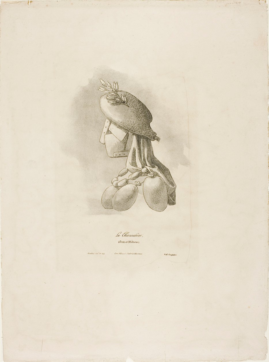 La macellaia, da Arts et Métiers da Bernard Gaillot