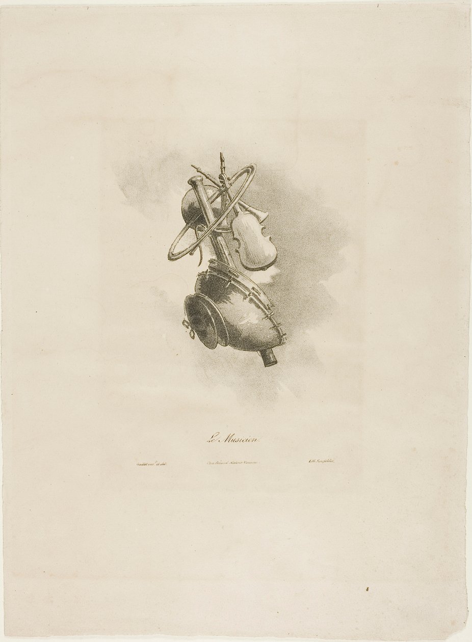 Il musicista, da Arts et Métiers da Bernard Gaillot
