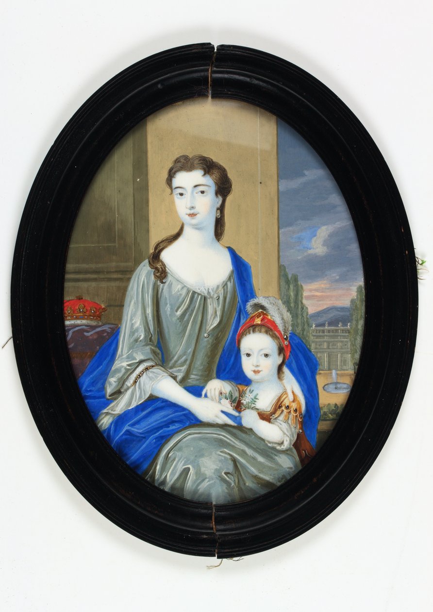 Lady Catherine Darnley, Duchessa di Buckingham da Bernard III Lens