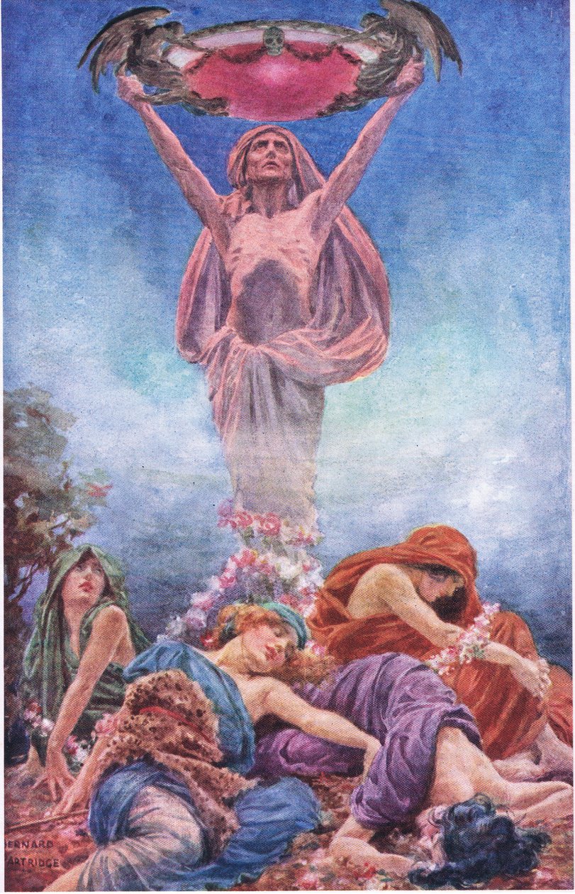 Non guardare in basso ma in alto, illustrazione da 