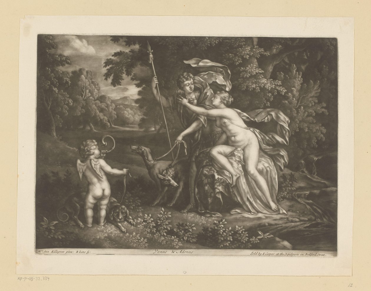 Venere e Adone da Bernard Lens (I)