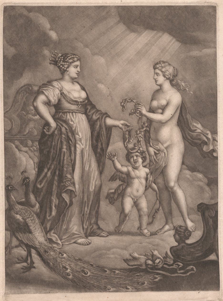 Giunone, Venere e Cupido da Bernard Lens