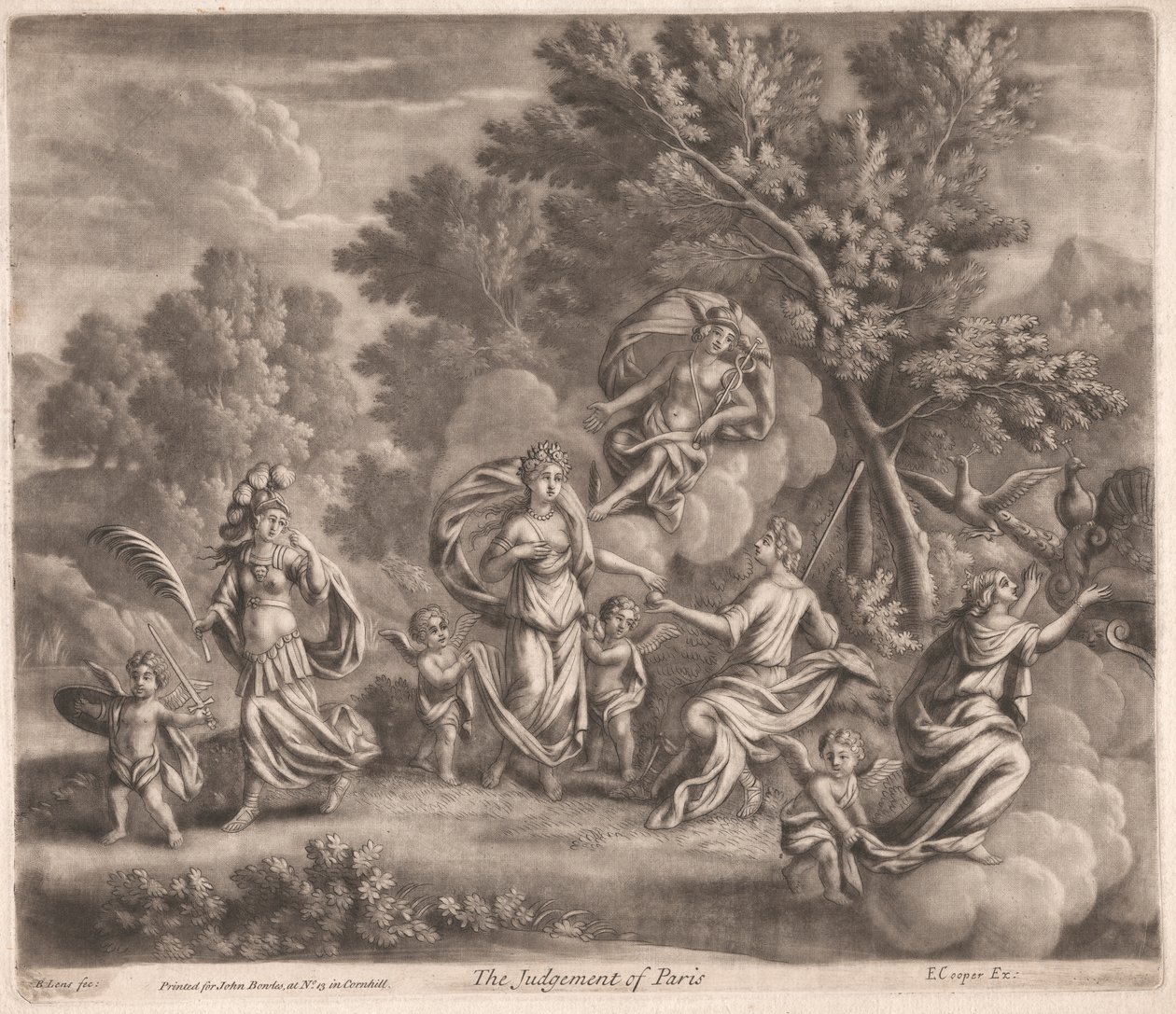 Il Giudizio di Paride da Bernard Lens