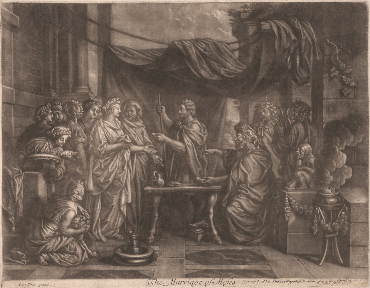 Il Matrimonio di Mosè da Bernard Lens