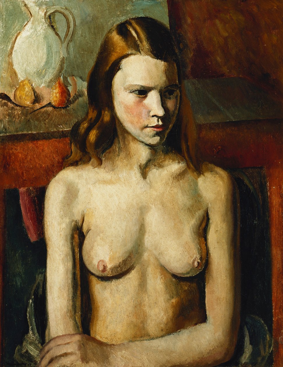 Ragazza Nuda Seduta da Bernard Meninsky