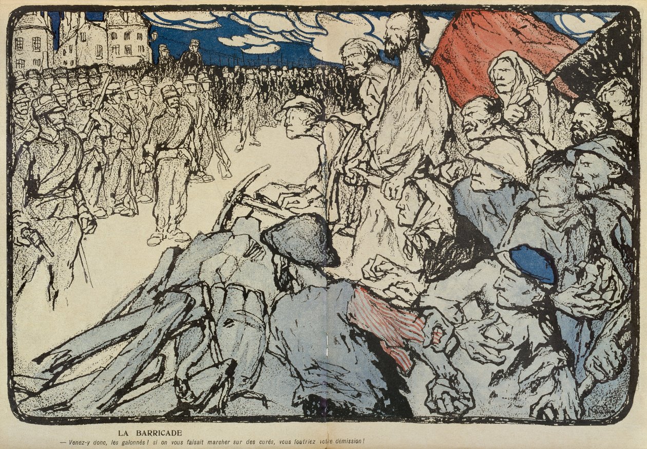 La barricata, illustrazione da 