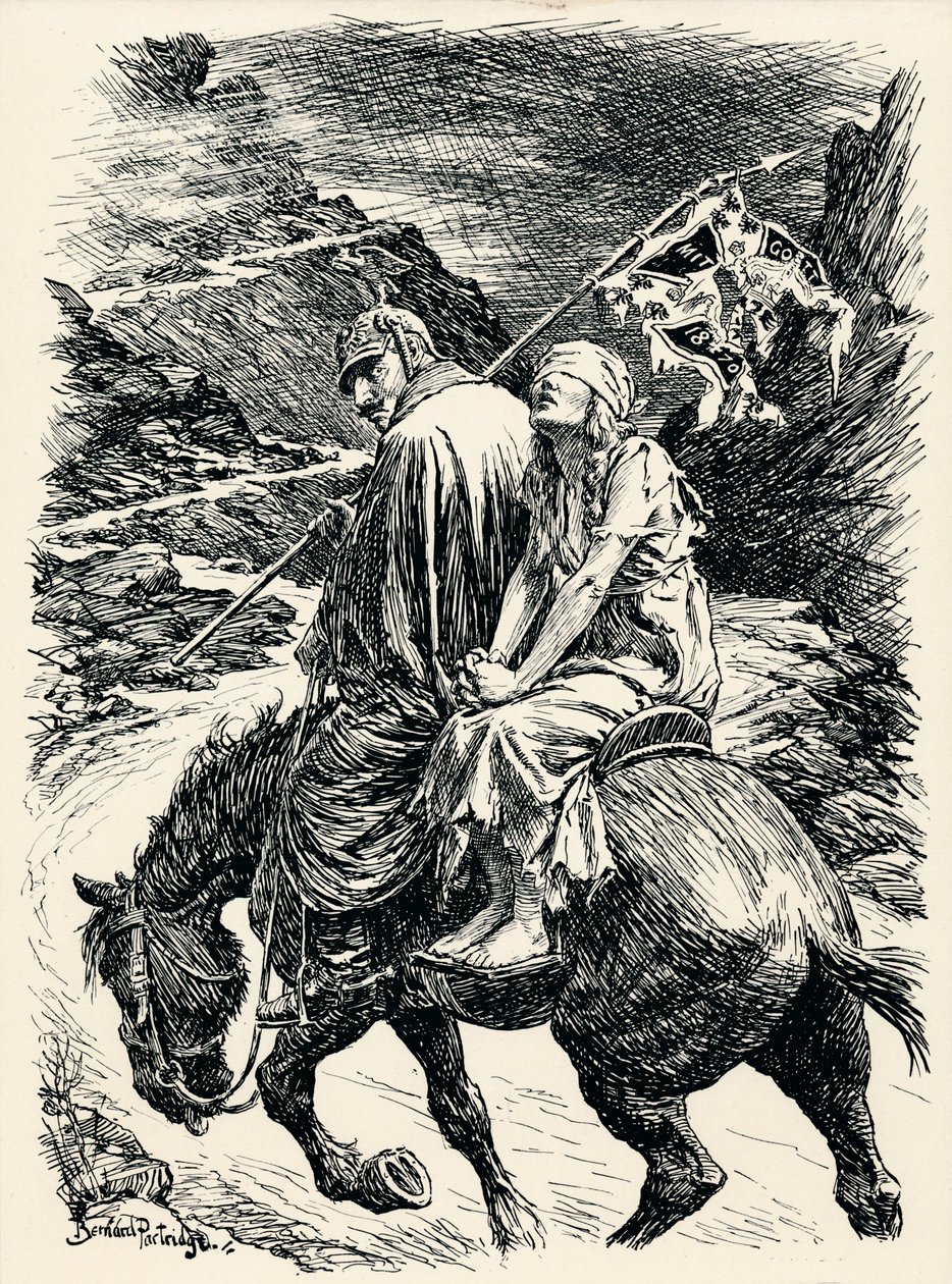 La strada della vittoria - Fase VI, c. 1920 da Bernard Partridge