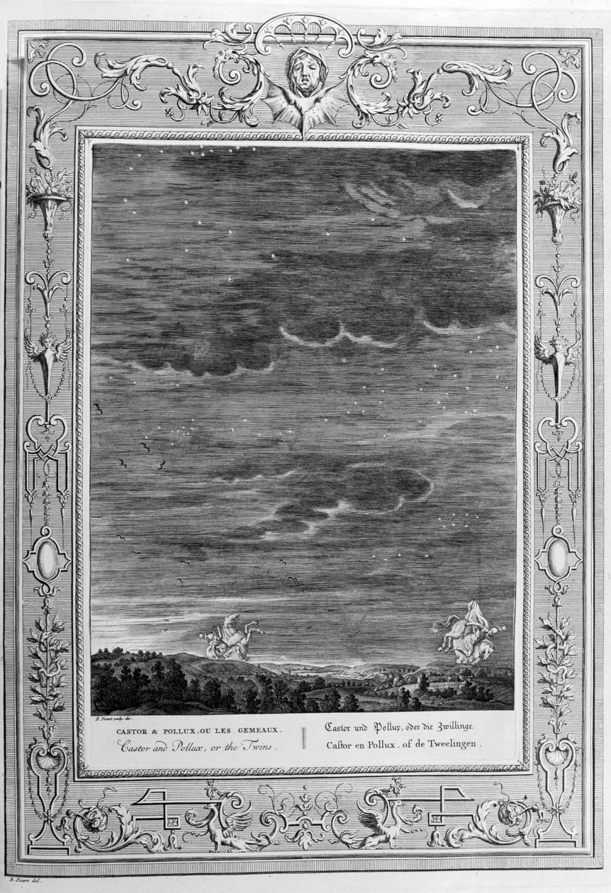 Castore e Polluce, 1733 da Bernard Picart