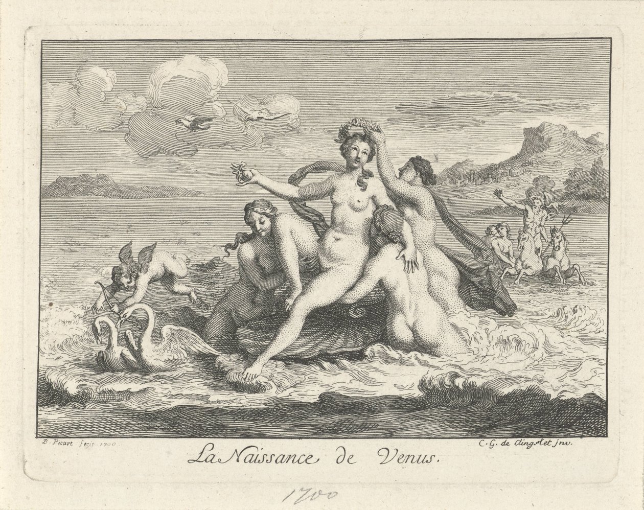 Nascita di Venere da Bernard Picart