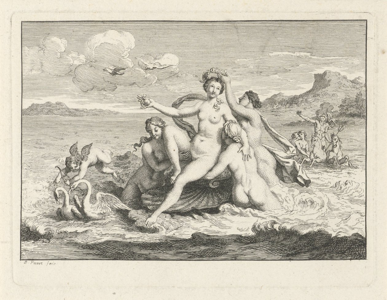 Nascita di Venere da Bernard Picart
