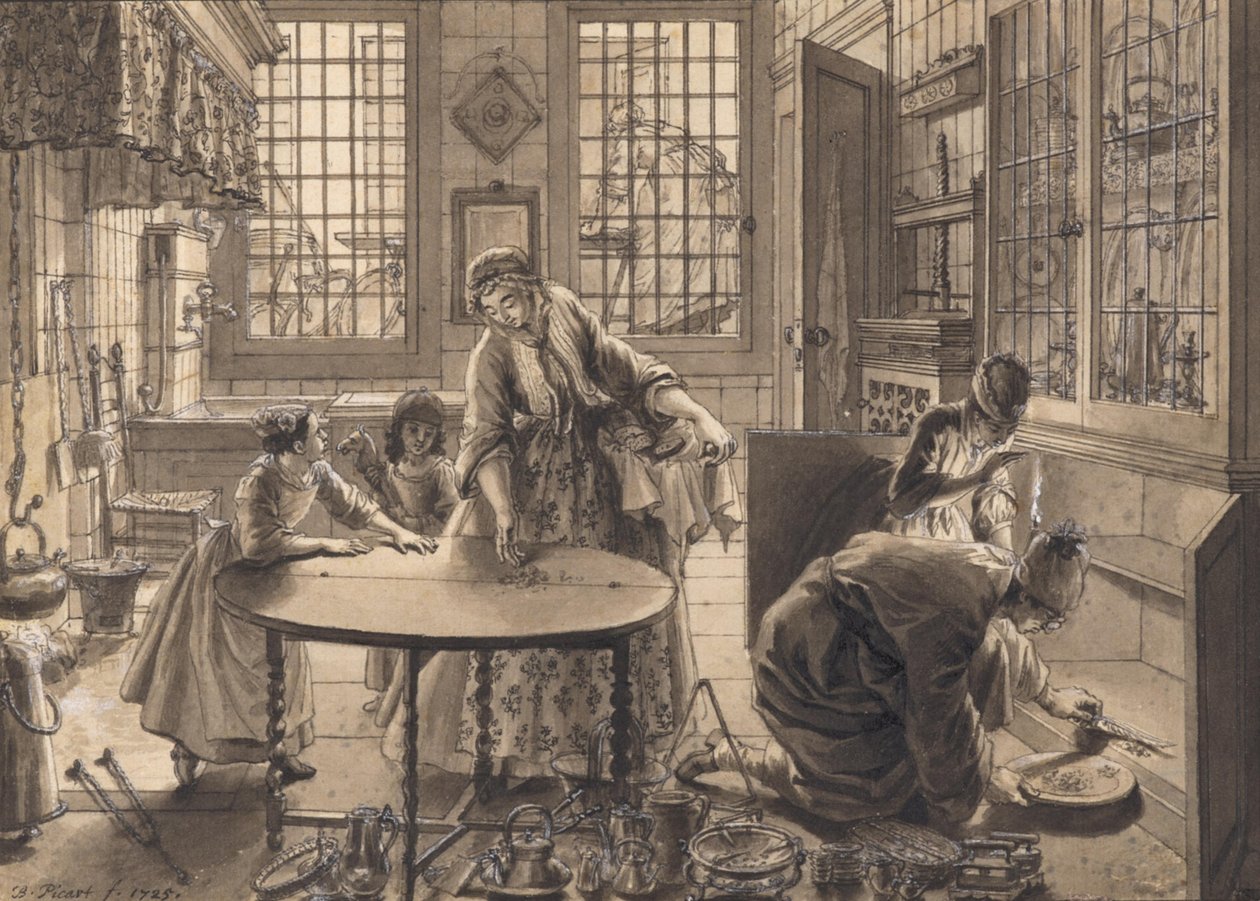 La pulizia della casa prima della Pasqua ebraica da Bernard Picart