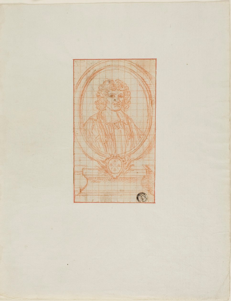 Medaglione Ritratto di un ecclesiastico da Bernard Picart